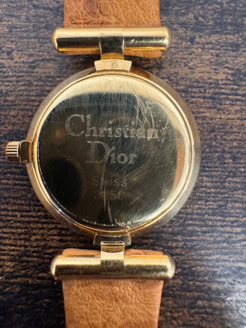g1354 希少 不動　要電池交換　Christian Dior 腕時計