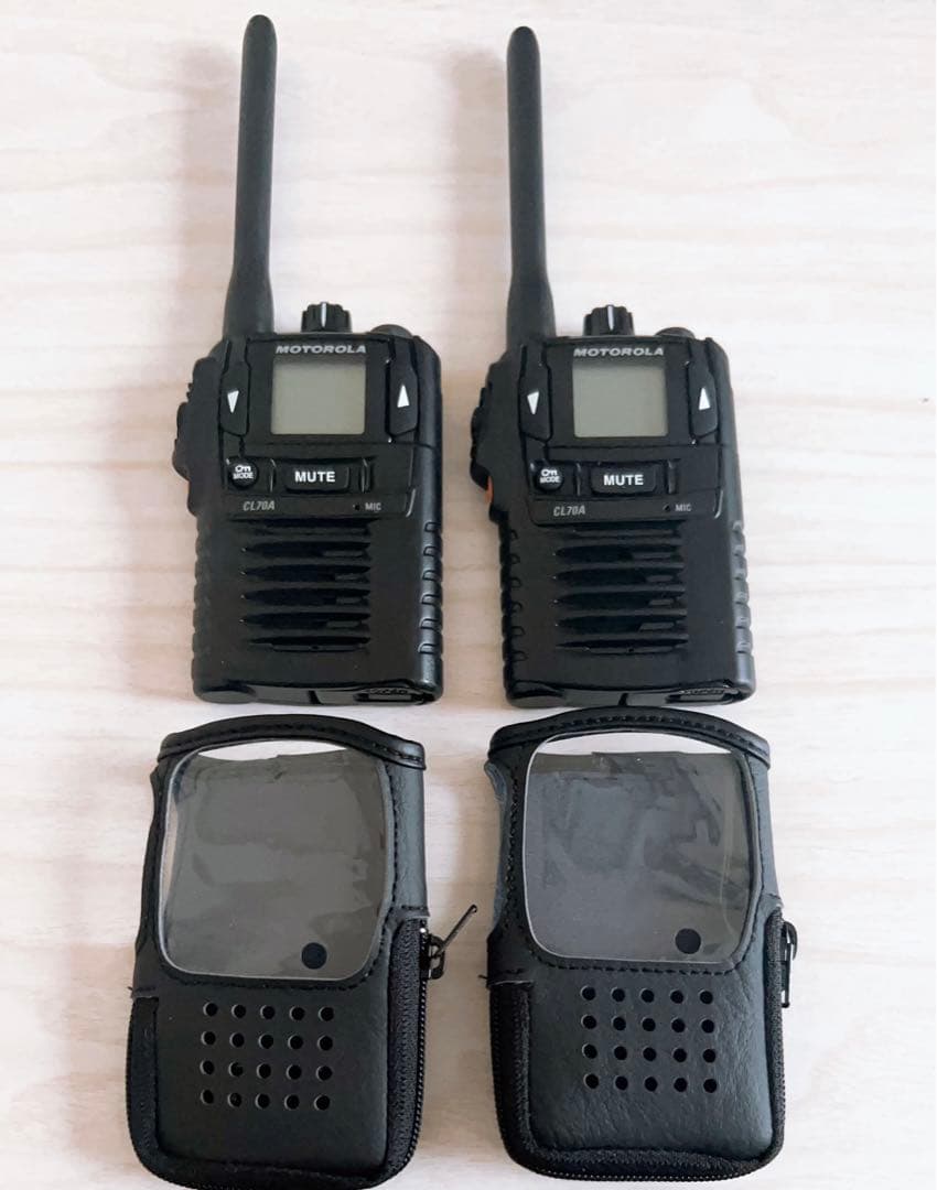 MOTOROLA CL70Aトランシーバー 収納ポーチ 2台セット - メルカリ