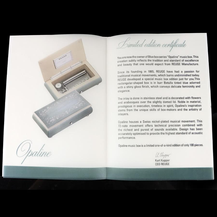Y2712 希少 日本限定100台 リュージュ ブルーボックス【オパリーン