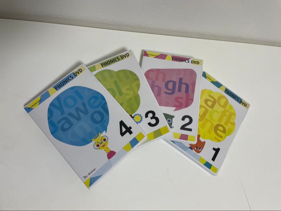 WWKDVD全巻セット＆フォニックス4巻 CD・PCゲームCDROM付き