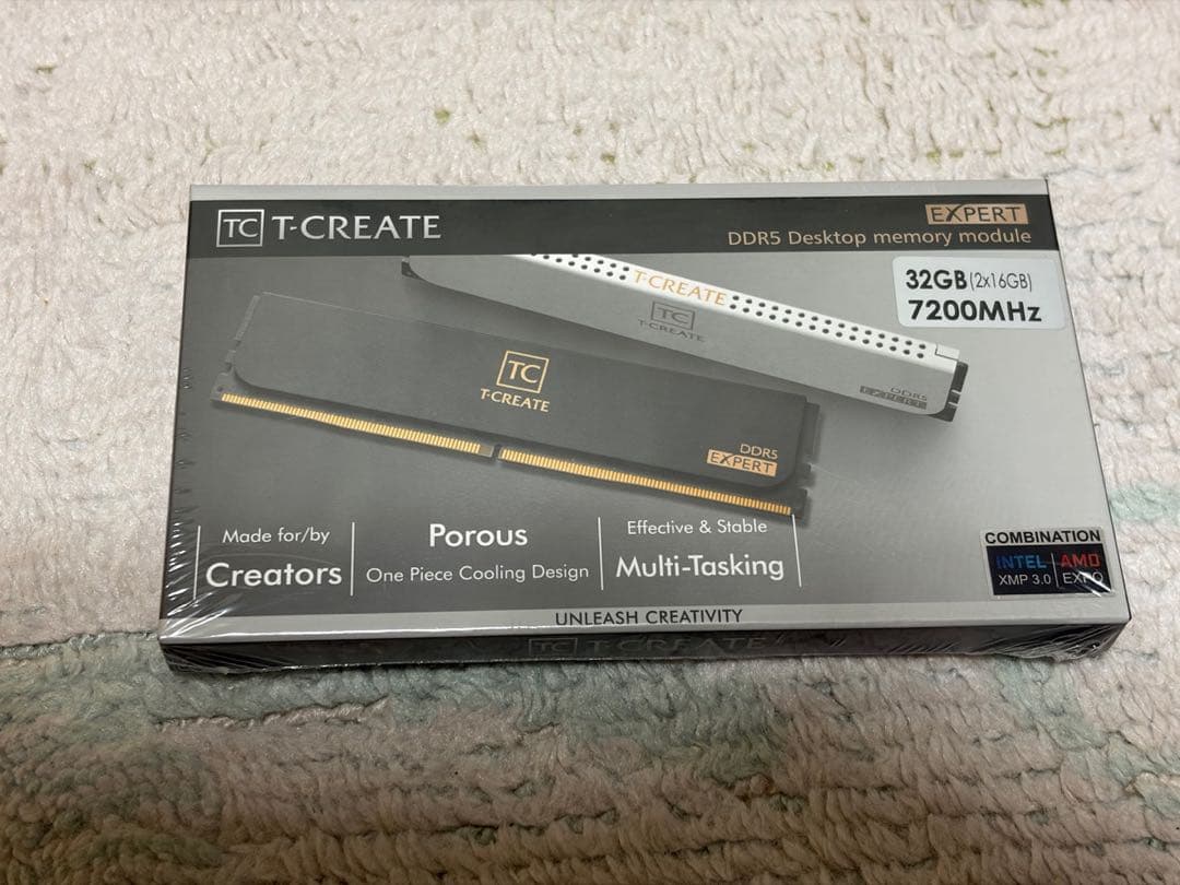 新品未開封】 DDR5メモリ 32GB （16GB×2）7200MHz - メルカリ