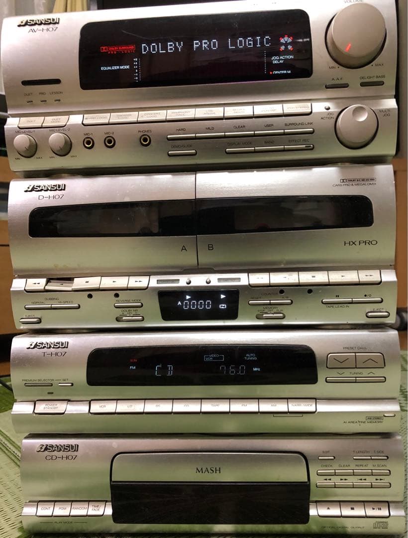 SANSUI AV-H07 ミニコンポ ジャンク品 - メルカリ