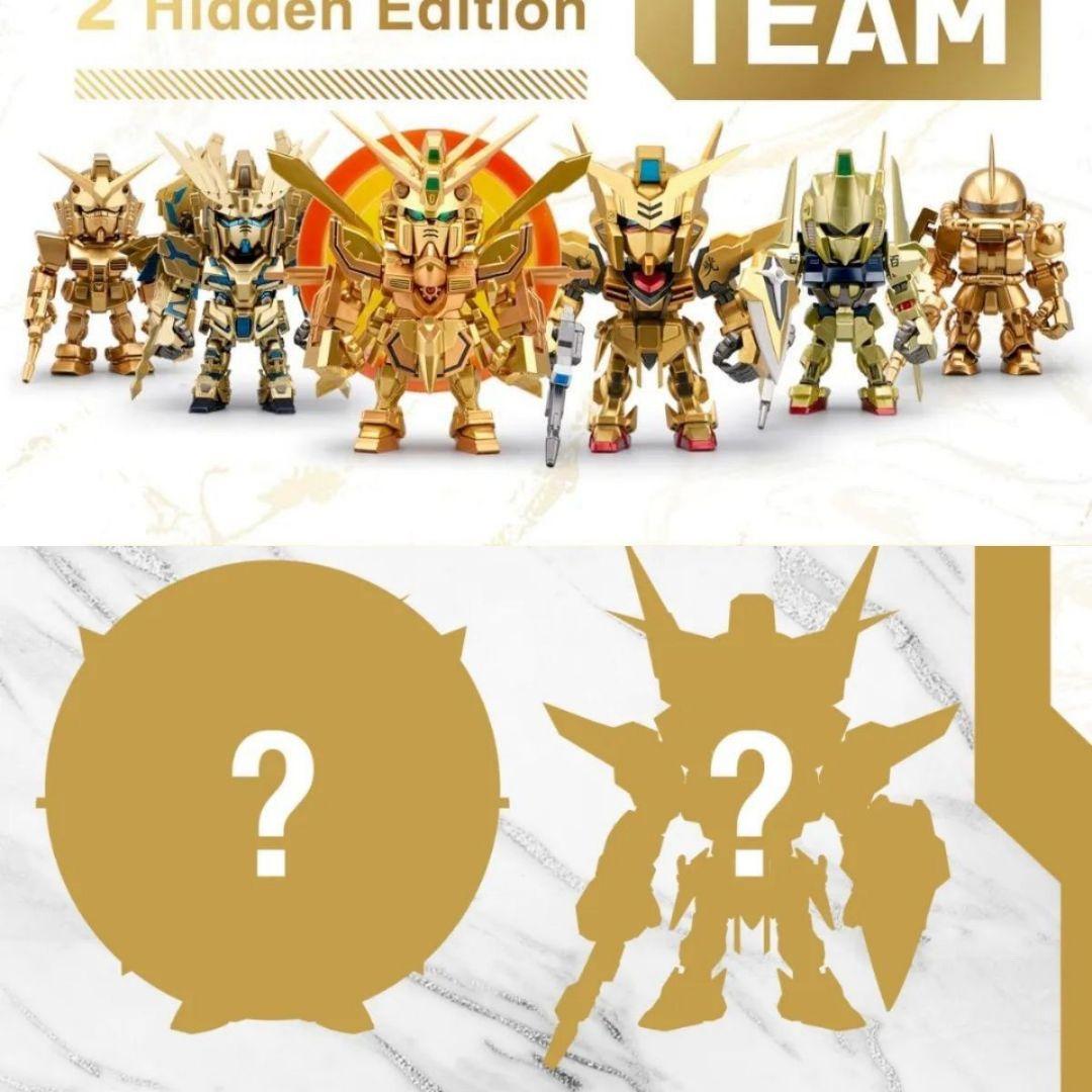 QMSVMINI GOLD TEAMゴールドチーム ガンダム ブラインドボックス QMSV