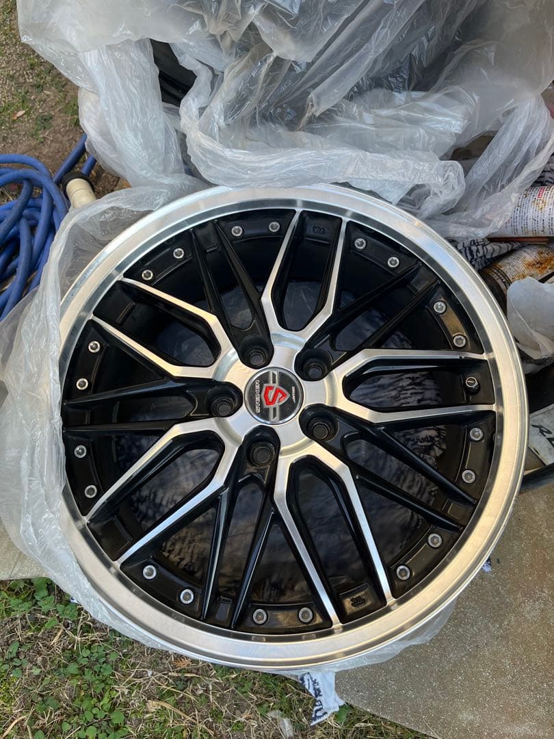 共豊　AME シュタイナー　LMX 18インチ　7.5J 4本セットホイールのみ