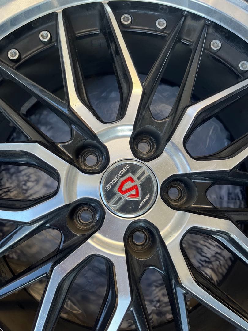 共豊　AME シュタイナー　LMX 18インチ　7.5J 4本セットホイールのみ