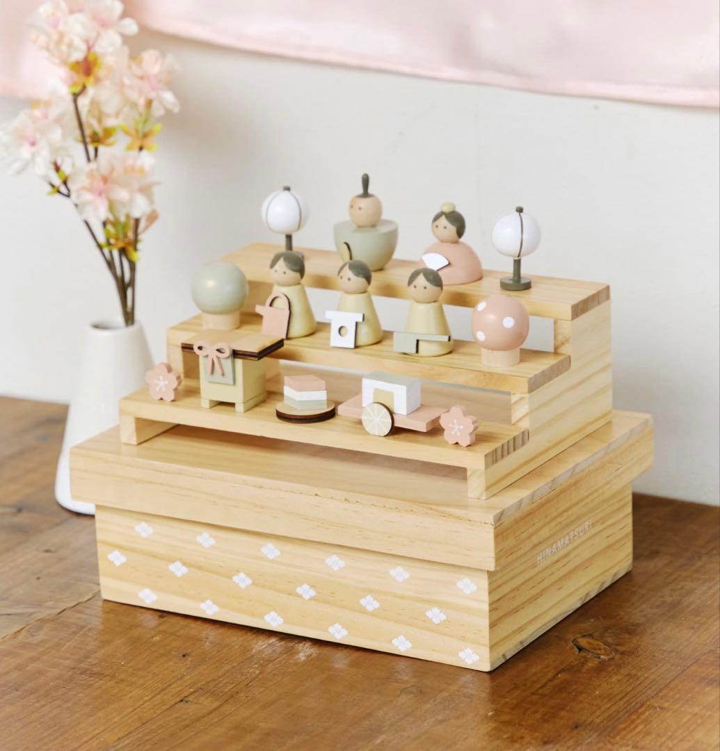 M*o様 サリュSalyu完売品☆収納できる雛人形セット☆ひなまつり