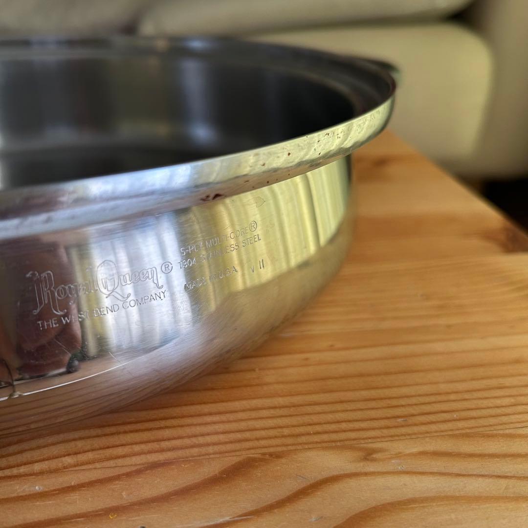 ロイヤルクイーン ROYAL QUEEN 大フライパン ステンレス鍋 IH対応