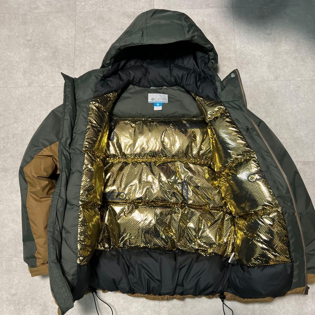 コロンビア ウィザサミットダウンジャケット オリーブグリーン - メルカリ