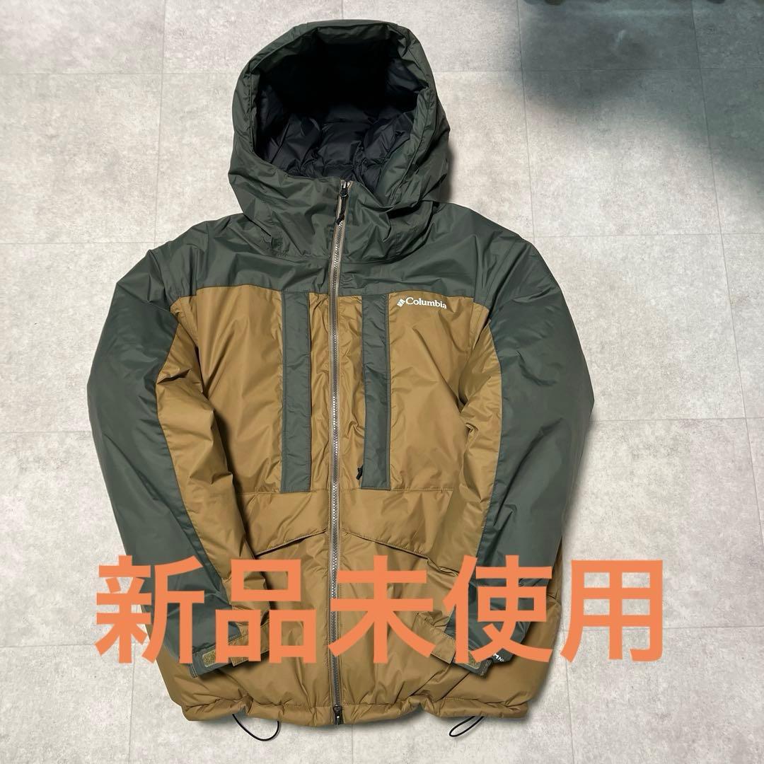 コロンビア ウィザサミットダウンジャケット オリーブグリーン - メルカリ