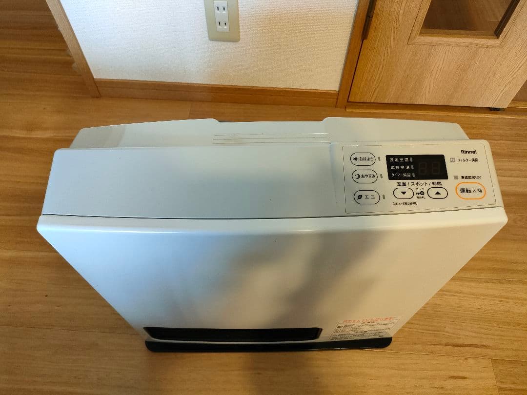 リンナイ ガスファンヒーター 22年式SRC-365E 3mガスホース付き