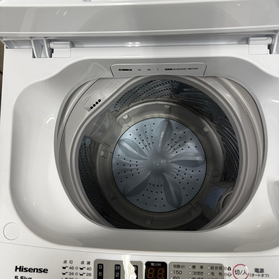 【配送・設置無料‼️】ハイセンス HW-T55H 洗濯機 5.5kg 24年製