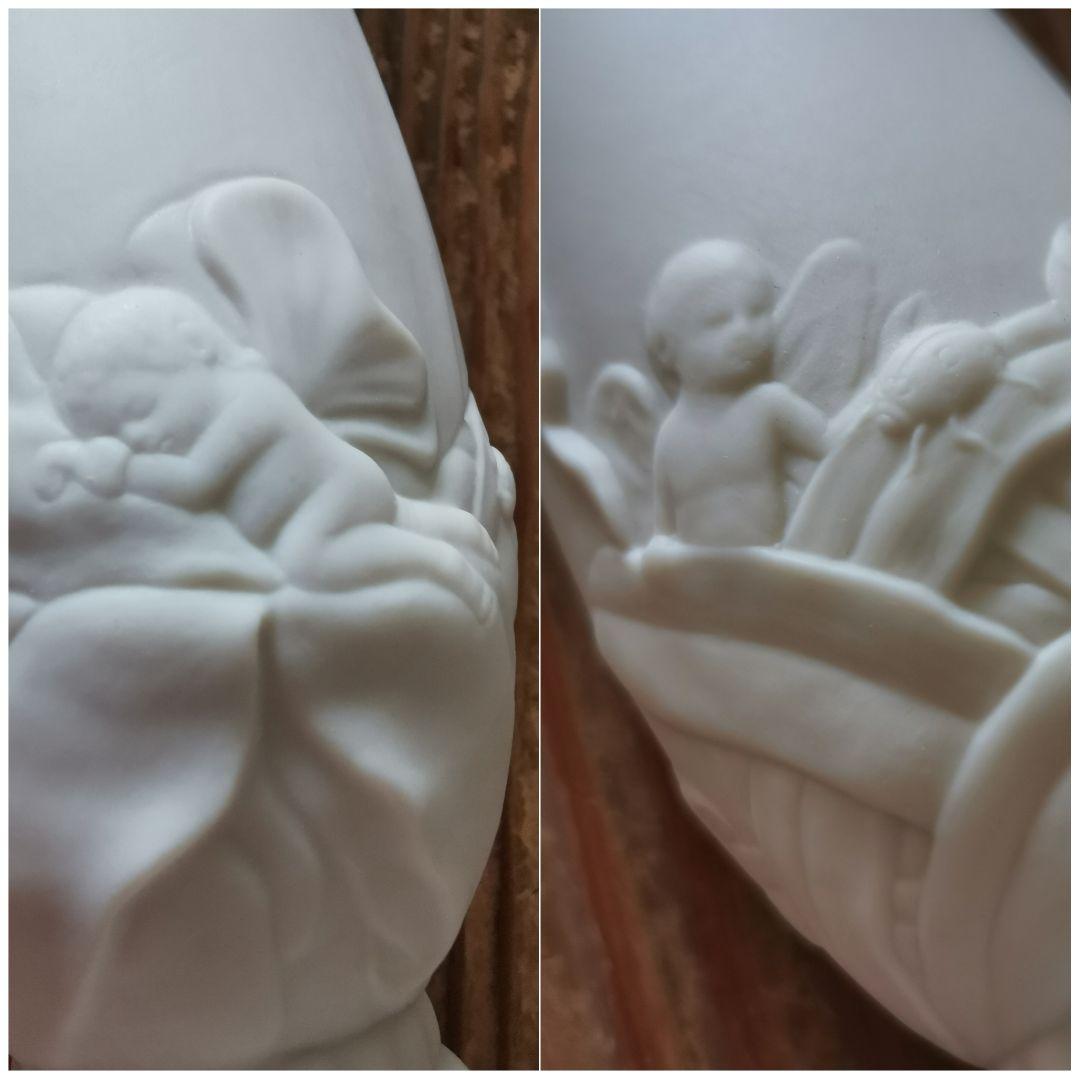 レノックス ヘリテージ 米国製 天使と天道虫 萌芽 蕾 花瓶 ベース