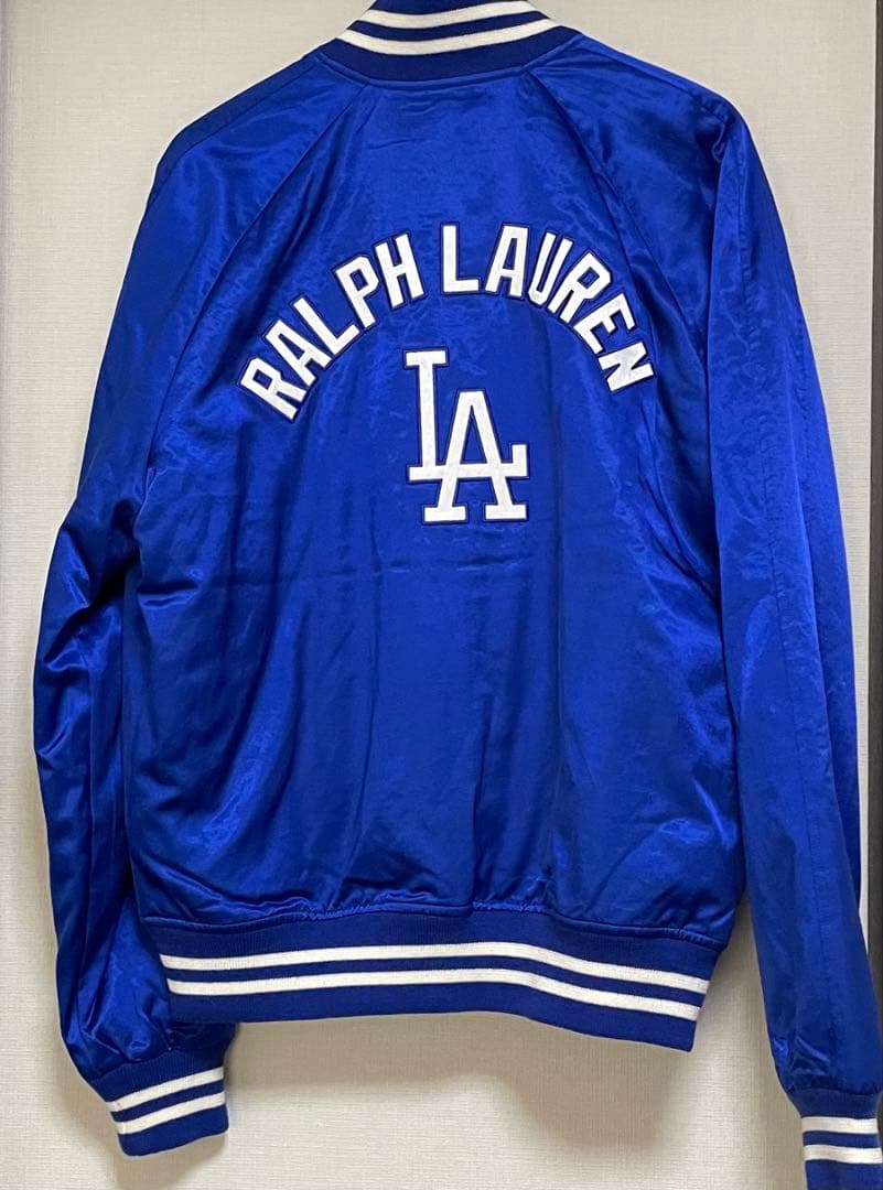 L ☆ ポロ ラルフローレン x ドジャース / サテンジャケット - メルカリ