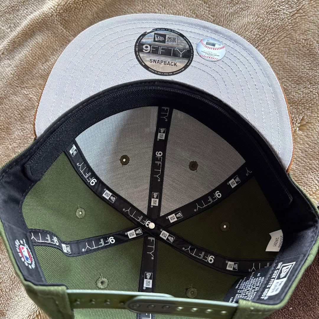 ロサンゼルス・ドジャース 9FIFTY オリーブ＆ブラウン スナップバック