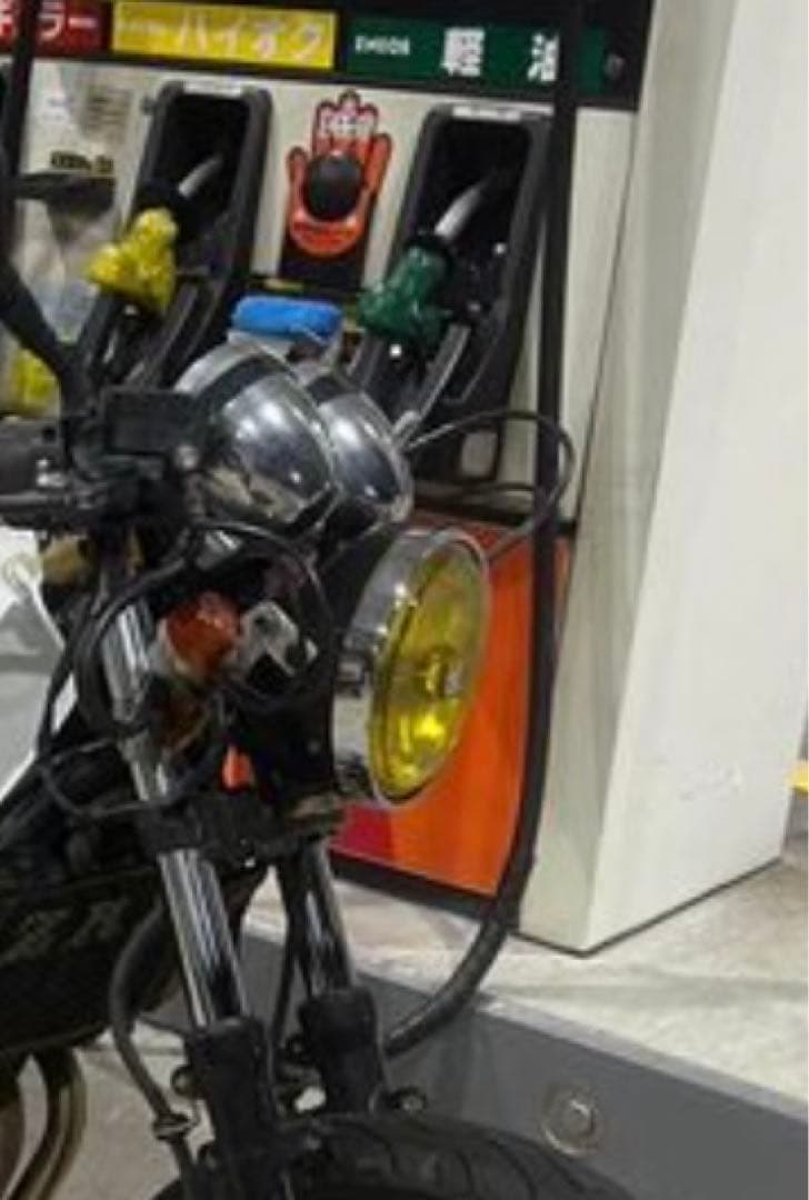 マーシャル８８９　イエロー　ブラック　汎用/ZRX400ゼファー バリオスXJR 889ドライビングランプフルキット イエローレンズ メッキケース