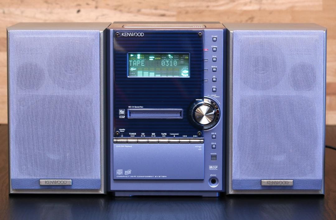 KENWOOD SL3MD CD/MD/TUNER/TAPE コンポ 完動品 - メルカリ