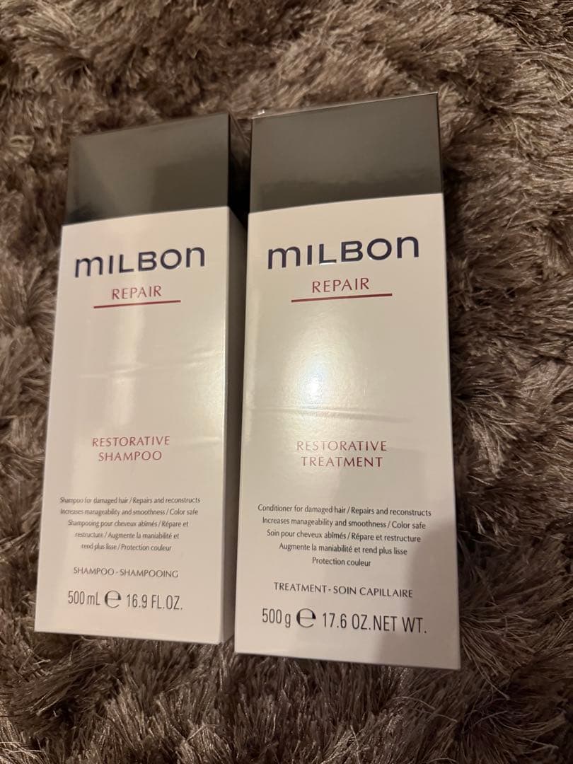 グローバルミルボン　リストラティブシャンプー　トリートメント　500 セット セット品】ミルボン カラーリテイニング シャンプー & トリートメント