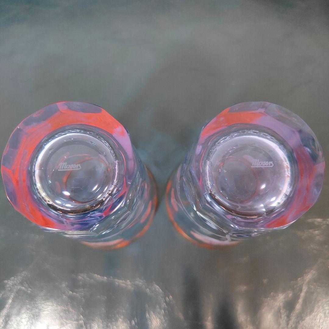 希少色】MOSER モーゼル パウラ グラス ペア 花模様 金彩 - メルカリ