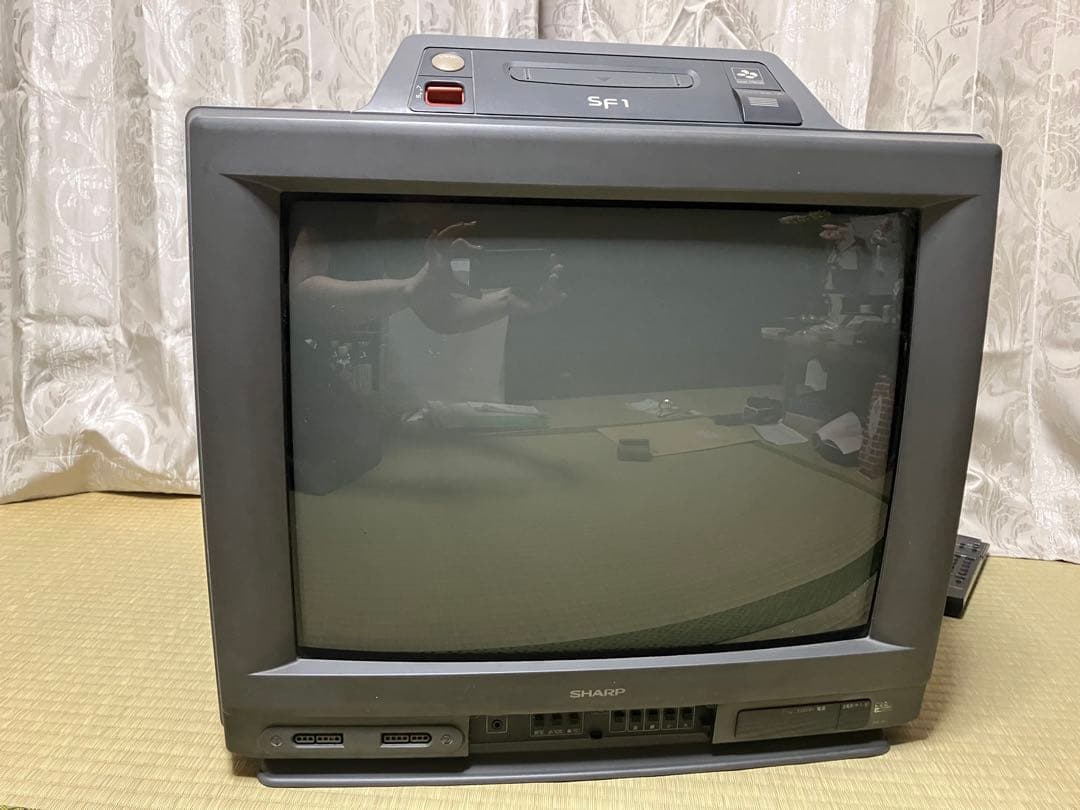 スーパーファミコン内蔵テレビ　21G-SF1 SHARP SF-1 21G-SF1 Super Famicom Built-in TV SFC Console Monitor