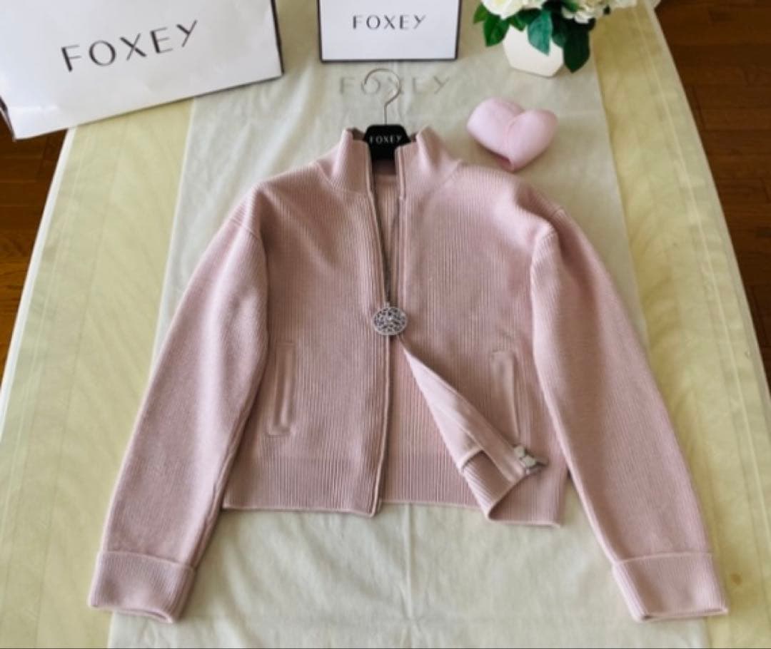 フォクシー KNIT CARDIGAN \"ROBIN\" ニット カーディガン