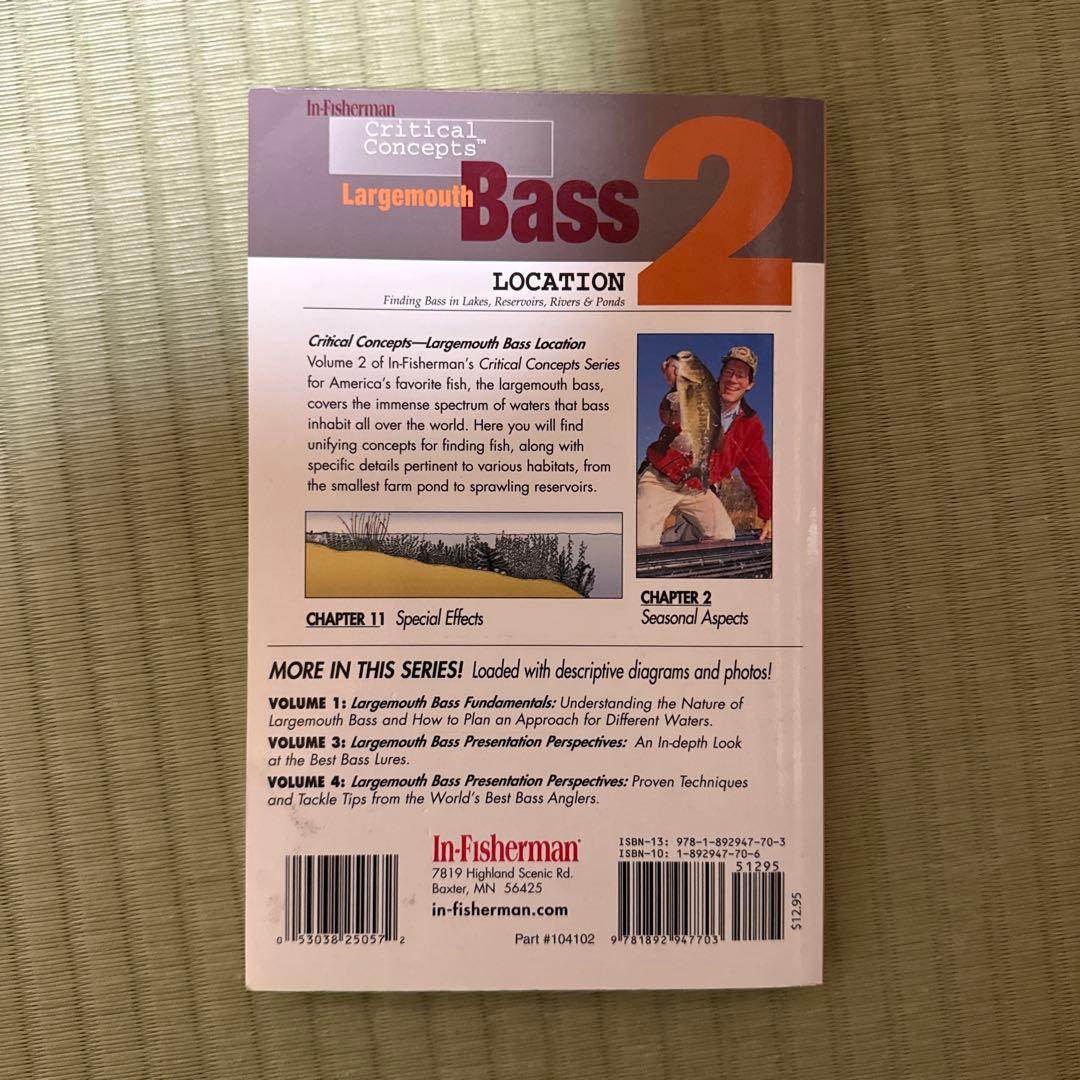 In-Fisherman バス釣り理論書 Location 英語版 バスフィッシング専門誌