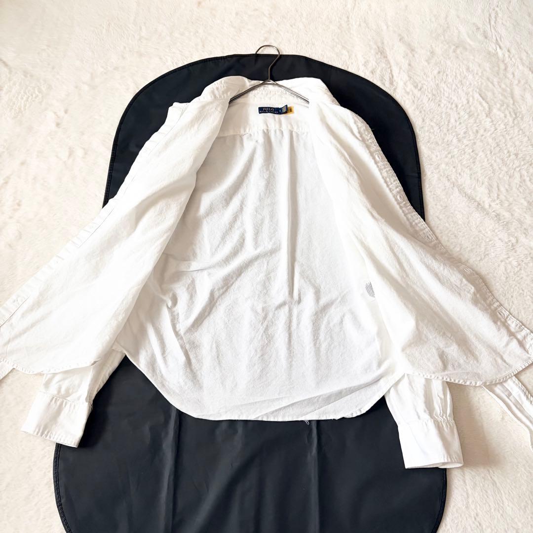 5836 美品✨ ポロラルフローレン タイネックブラウスシャツ 8