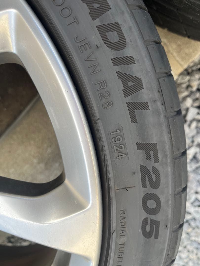 Z34 純正ホイール 4本セット 2024年製タイヤ 純正流用 スタッドレス等