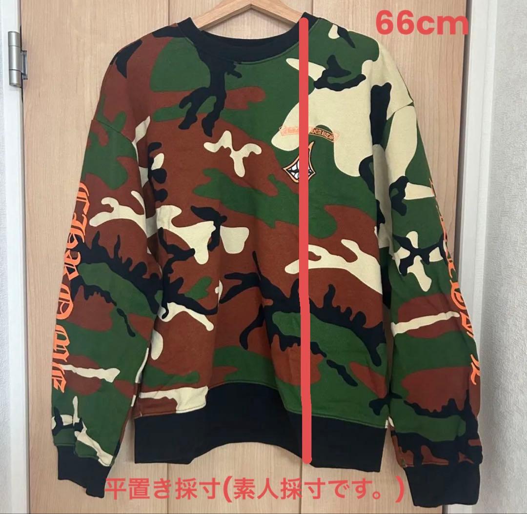 クロムハーツ 迷彩柄 裏毛トレーナー マッティボーイ - メルカリ