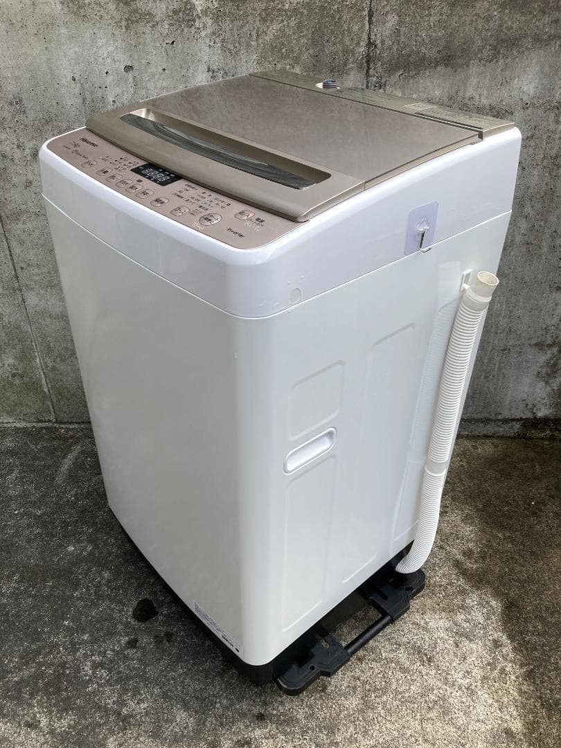 送料無料 20年製 Hisense HW-DG75A 全自動洗濯機 7.5Kg