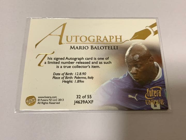 マリオ・バロテッリ サインカード - メルカリ