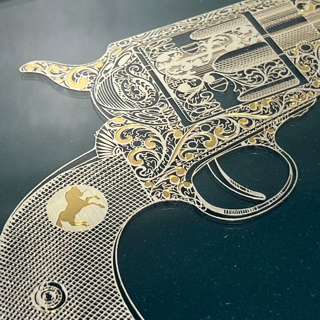 フランクリンミント コルト .45 ピースメーカー 純銀 純金 アート