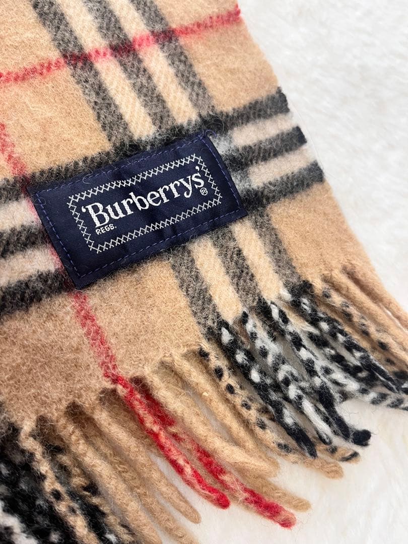 ⭐️超美品⭐️バーバリー ひざ掛け ブランケット ベージュ グレー 2枚