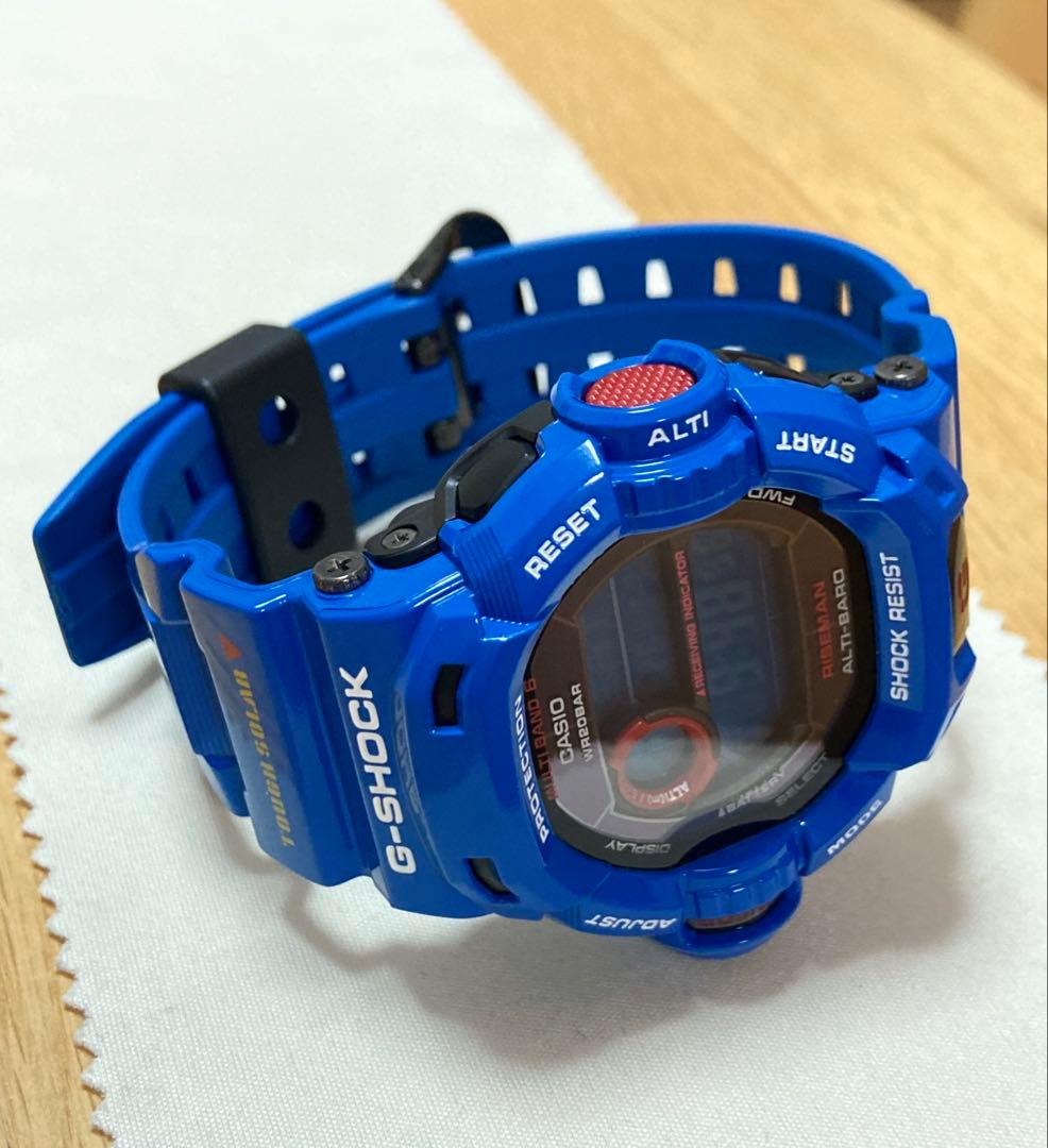 レア！希少色！美品！G-SHOCK ライズマンGW-9200BLJ-2JF 青 - メルカリ