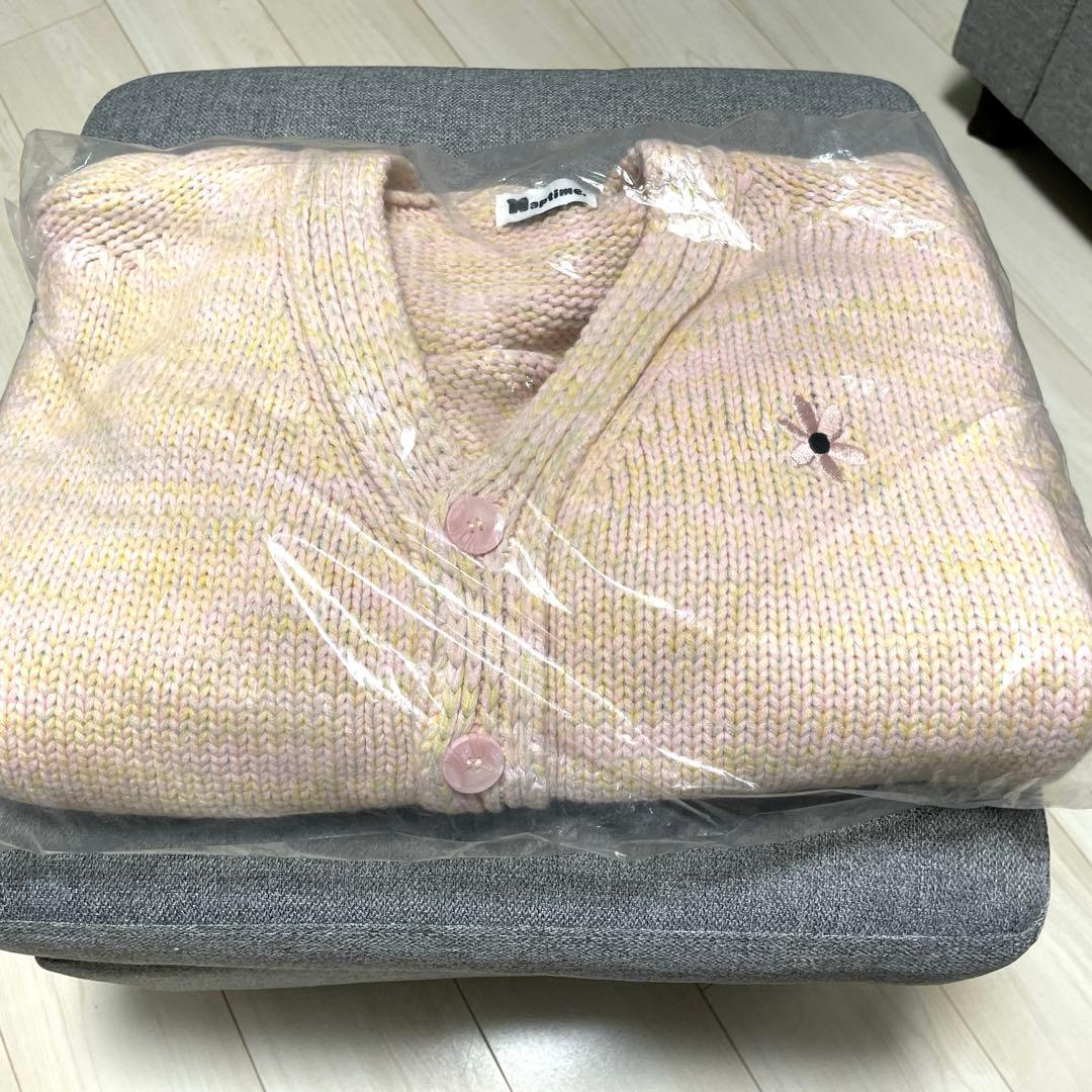 Nissy Naptime MIXニットカーディガン ピンク