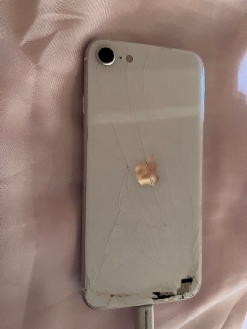 ジャンク】iPhoneSE2 64GB 背面割れ 液晶不具合有 - メルカリ