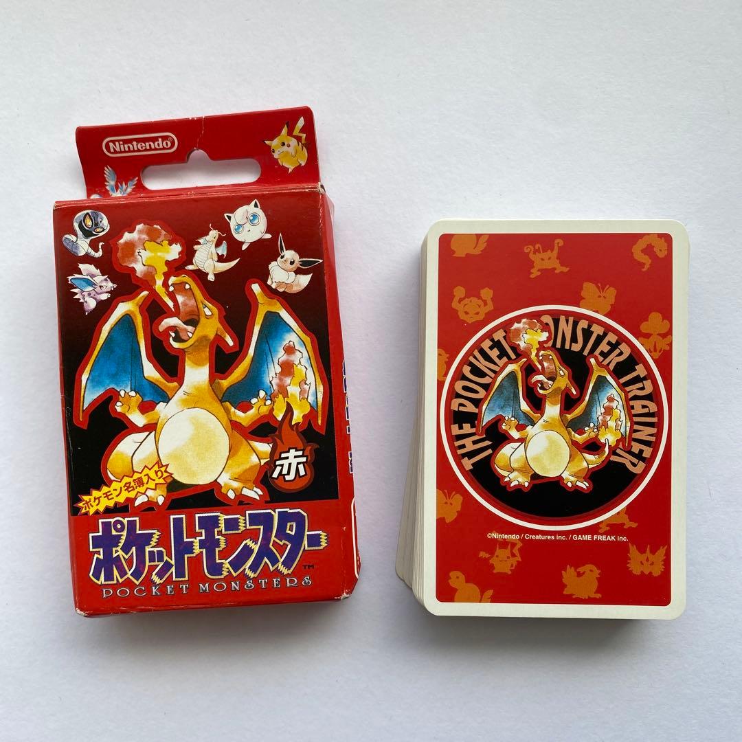 ポケモン　赤　トランプ 希少』ポケモン トランプ 赤 リザードン - メルカリ