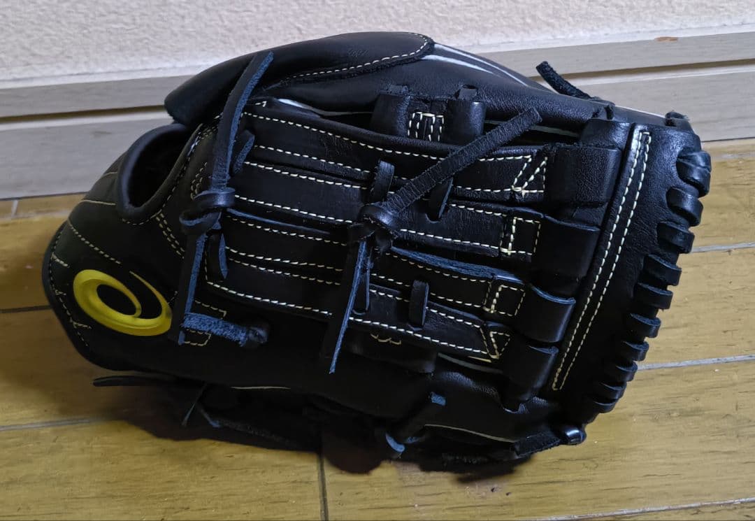 asics 大谷翔平モデル オールラウンド 軟式野球用 グラブ グローブ黒 アシックス(asics) 野球 少年軟式グローブ オールラウンド用 大谷翔平