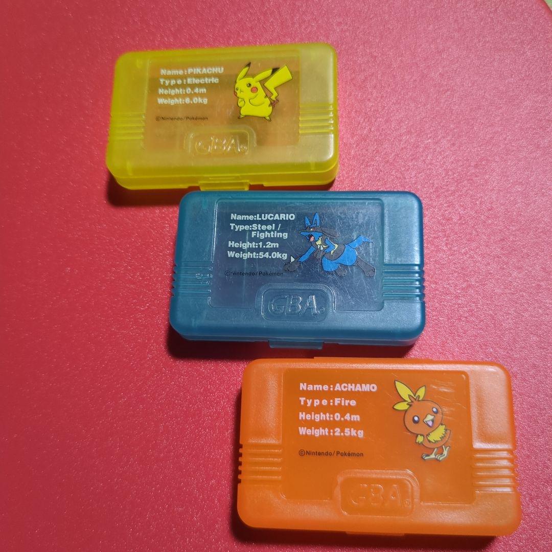 ゲームボーイアドバンスソフトケース3個セット【ポケモン】 - メルカリ