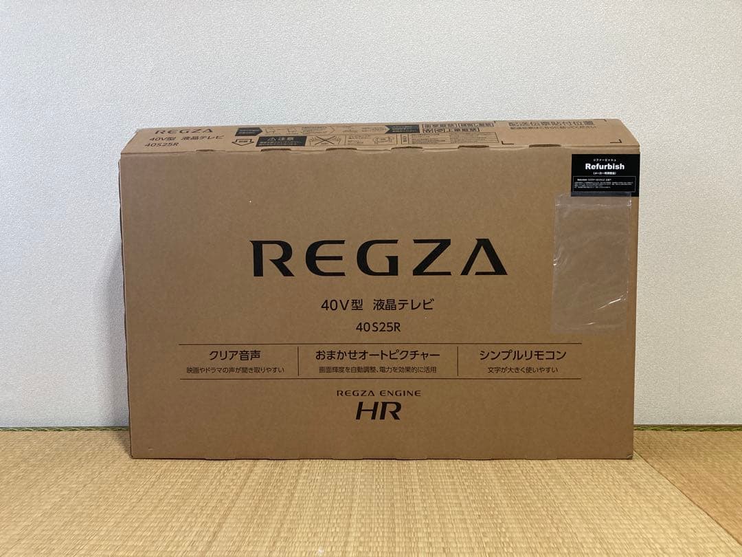 REGZA 40S25R 40V型 ハイビジョン液晶テレビ／2025年製モデル Amazon | REGZA レグザ テレビ 40S25R (40インチ / フルハイビジョン