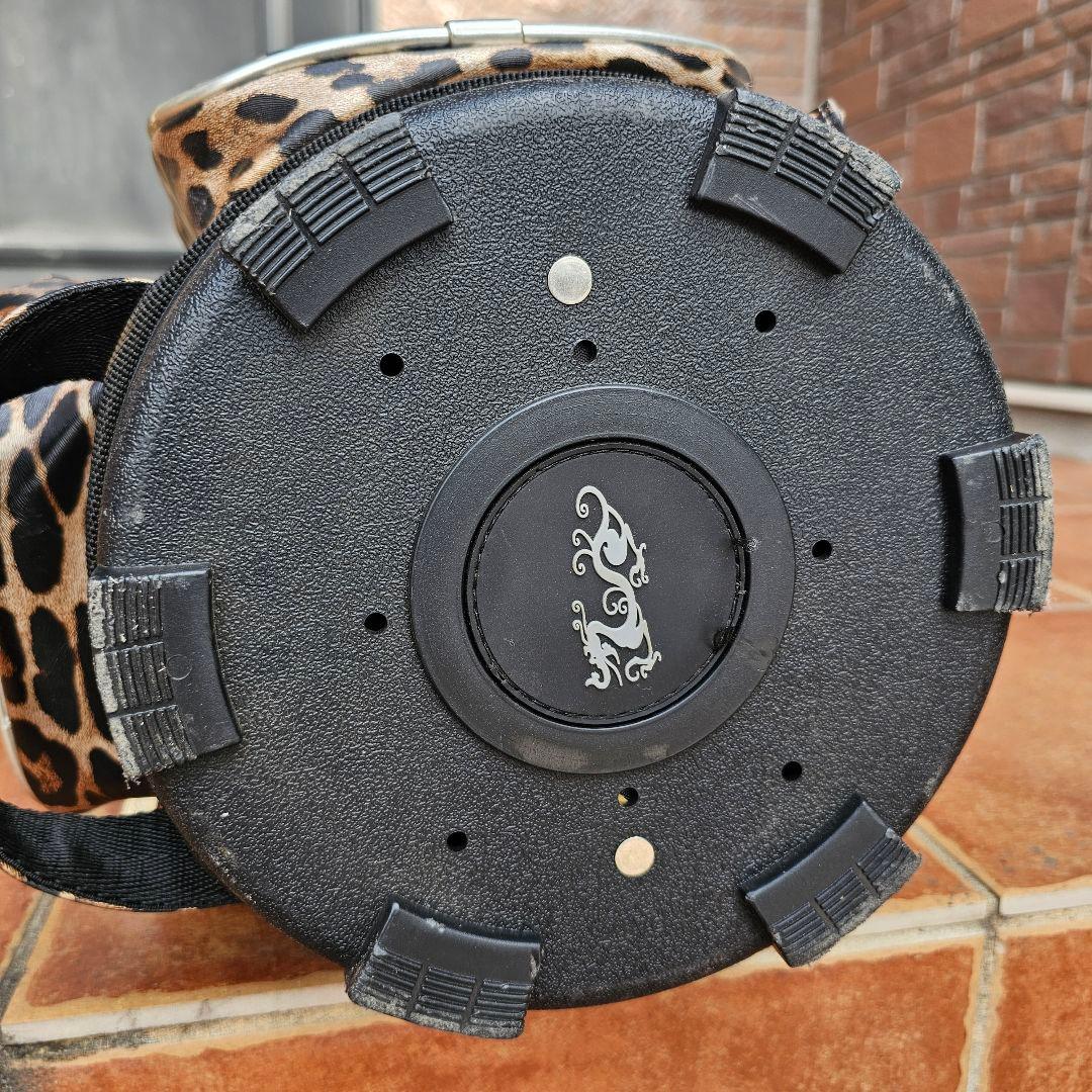 ダンスウィズドラゴン】チビドラ×ワッペン多数 レオパード8.5型