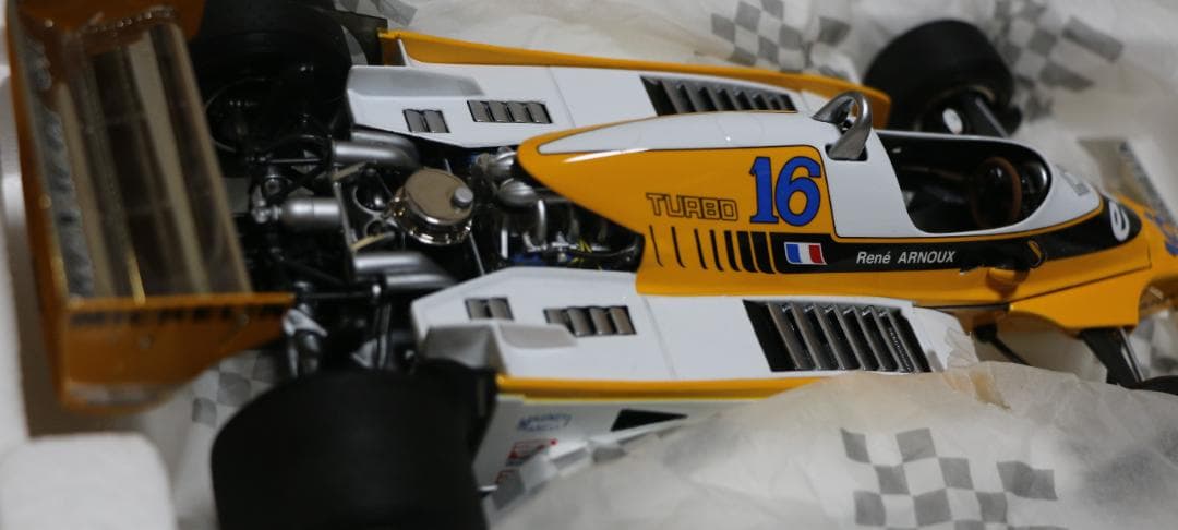 超貴重 ポールズ・モデル1／18 ルノーRE20ターボ 1980 R