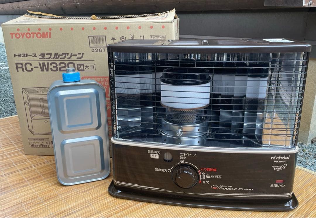 TOYOTOMI トヨトミ 石油ストーブ RC-W320 ダブルスクリーン - メルカリ