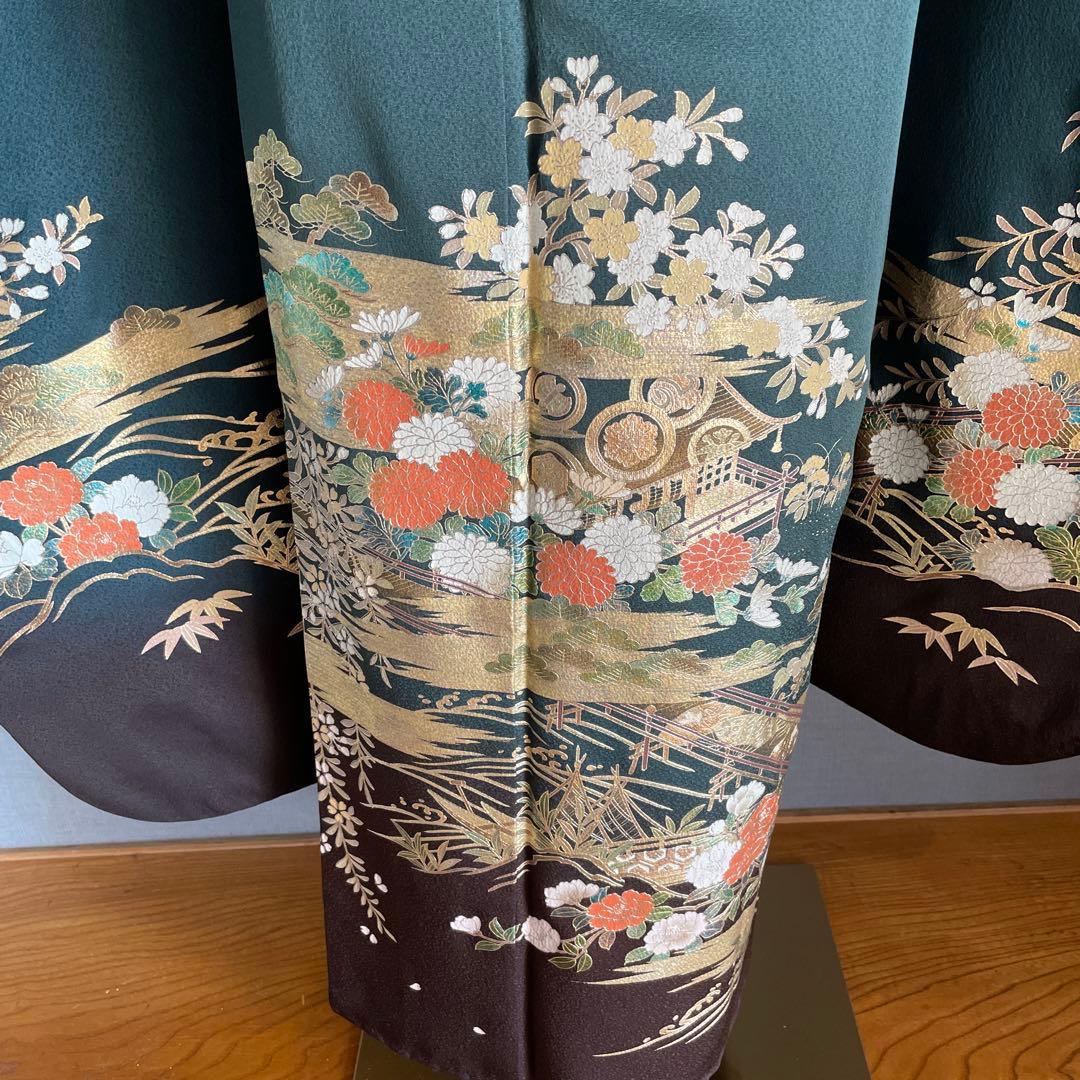 振袖フルセット 手描き友禅 成人式振袖 振袖 裄丈67 ➕サイズ やまと