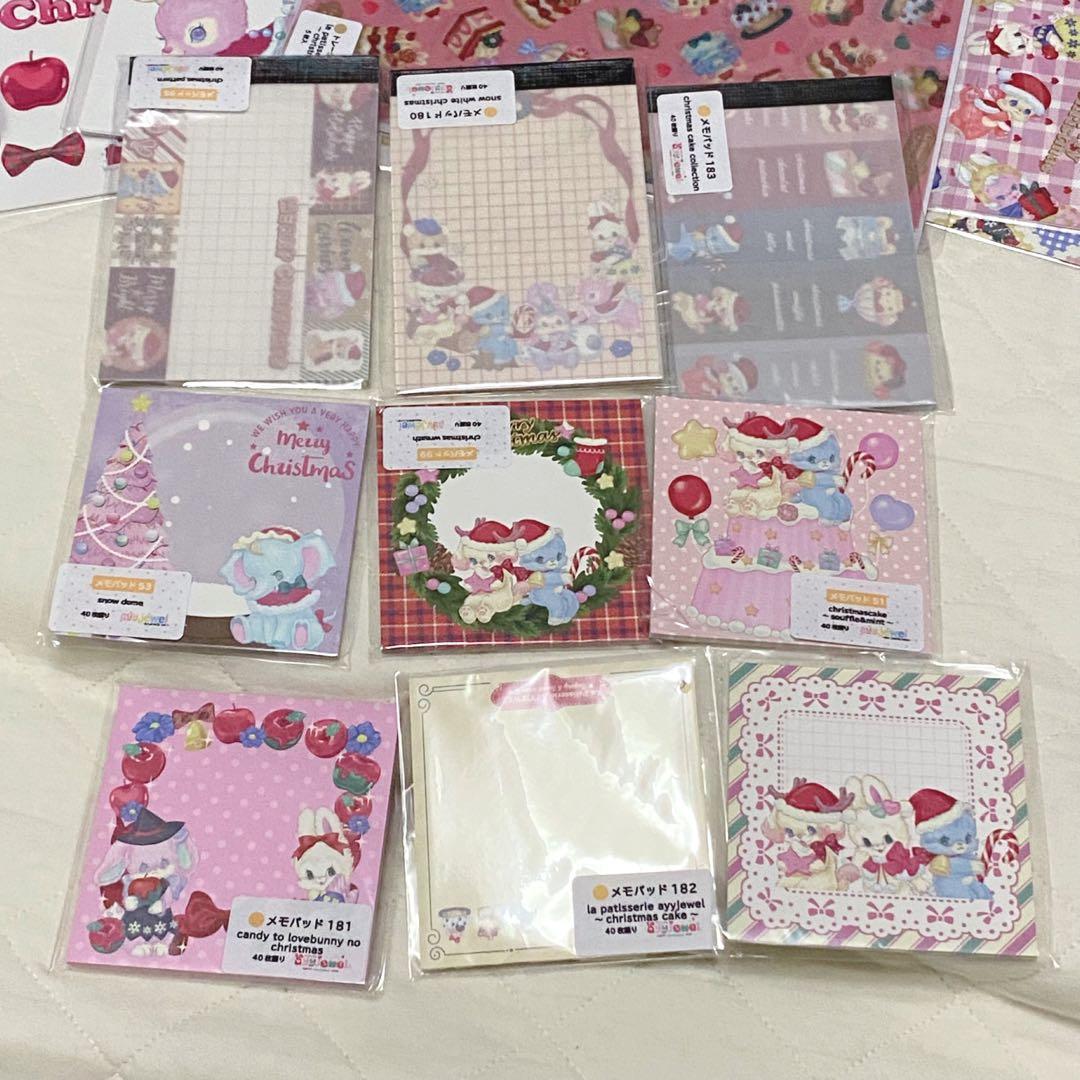 ayyjewelアイジュエル様クリスマスワーク缶 デザペ・メモ・テープセット
