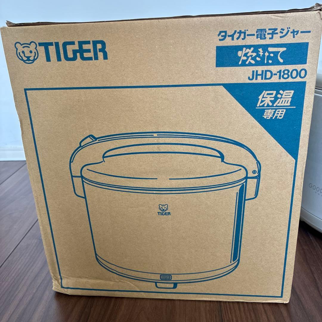 【美品新品未使用】タイガー電子ジャー　JHD-1800 マイルドグレー　1.8L
