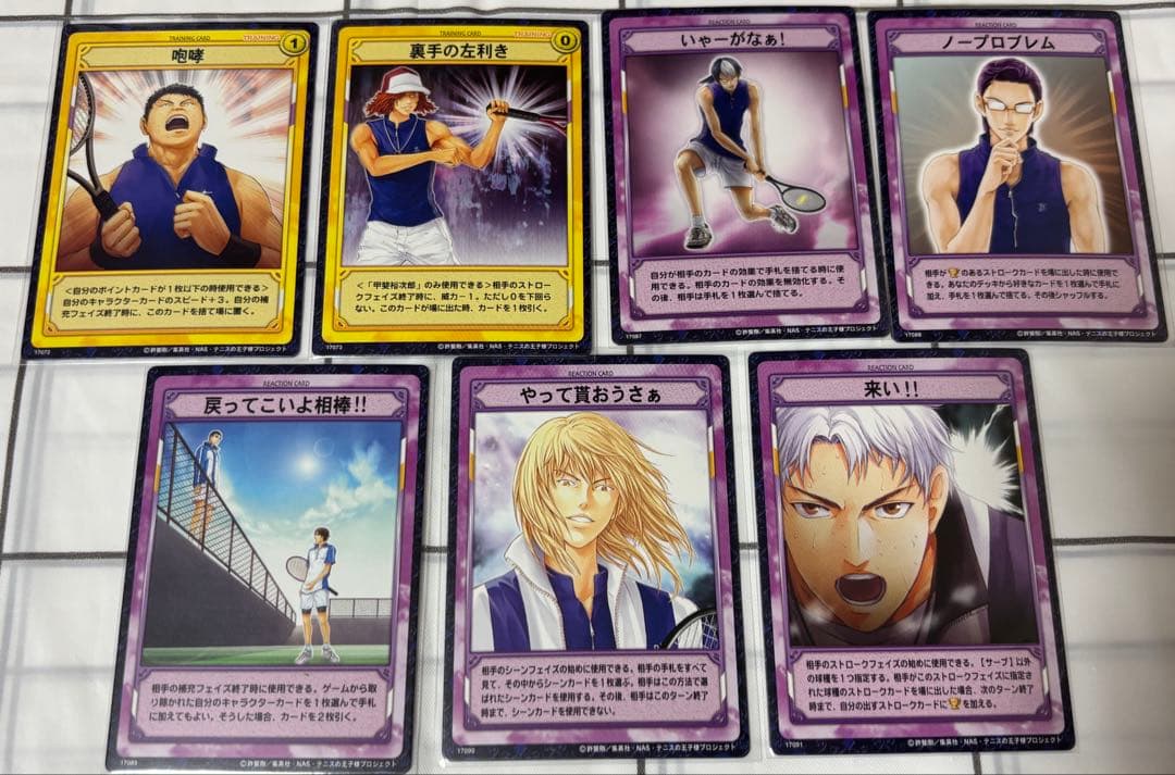 テニスの王子様 TCG トレカ 第17弾 氷帝は眠らない ノーマルカード