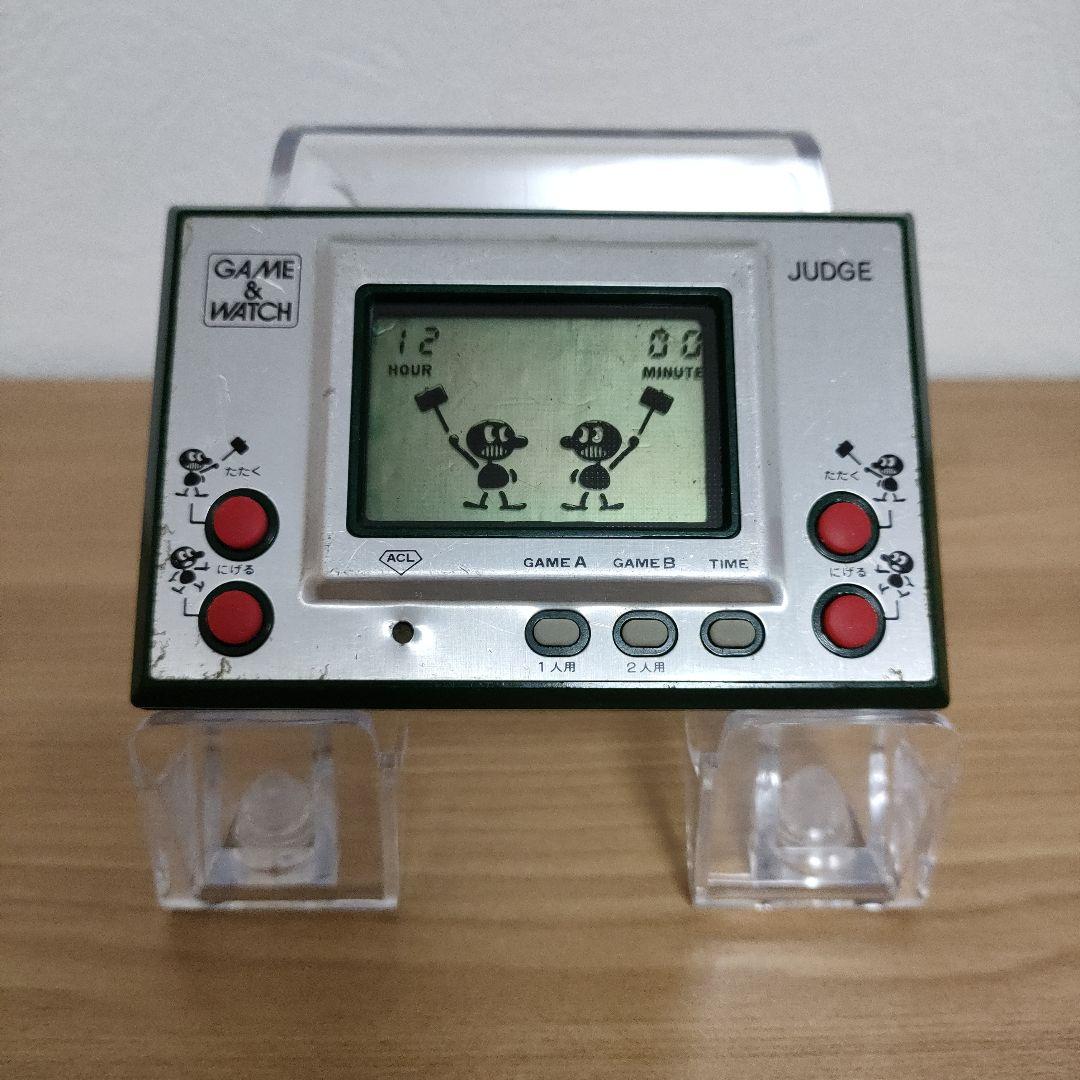 ゲーム＆ウォッチ ジャッジ　ニンテンドーNintendo任天堂　メンテナンス済み 最終価格 【メンテ済み 新品の電池付き】任天堂 ゲームウォッチ