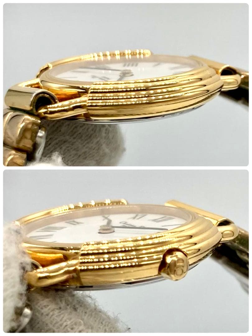 稼動】 ディオール 腕時計 D58-121-2 クォーツ QZ 新品電池 - メルカリ