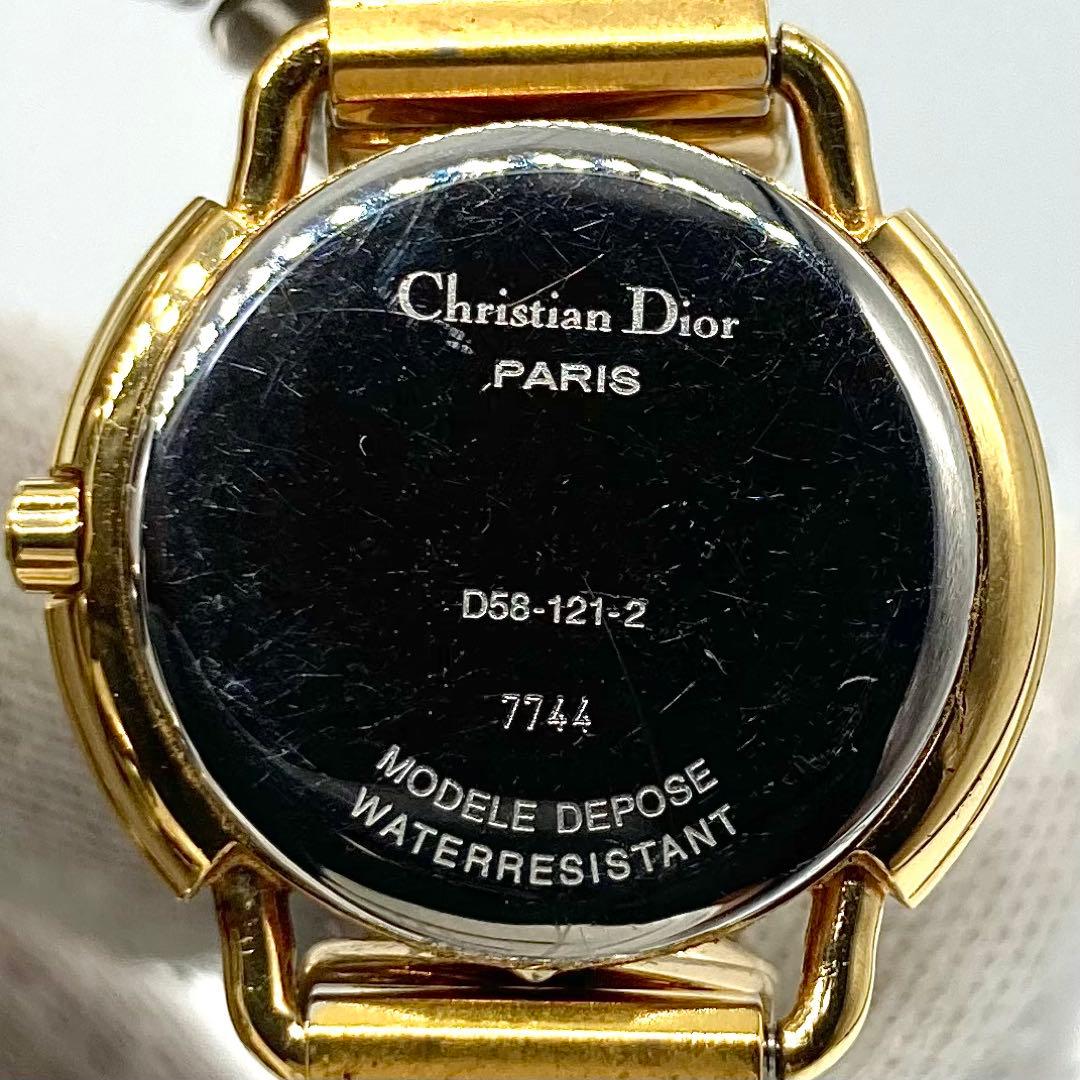 稼動】 ディオール 腕時計 D58-121-2 クォーツ QZ 新品電池 - メルカリ