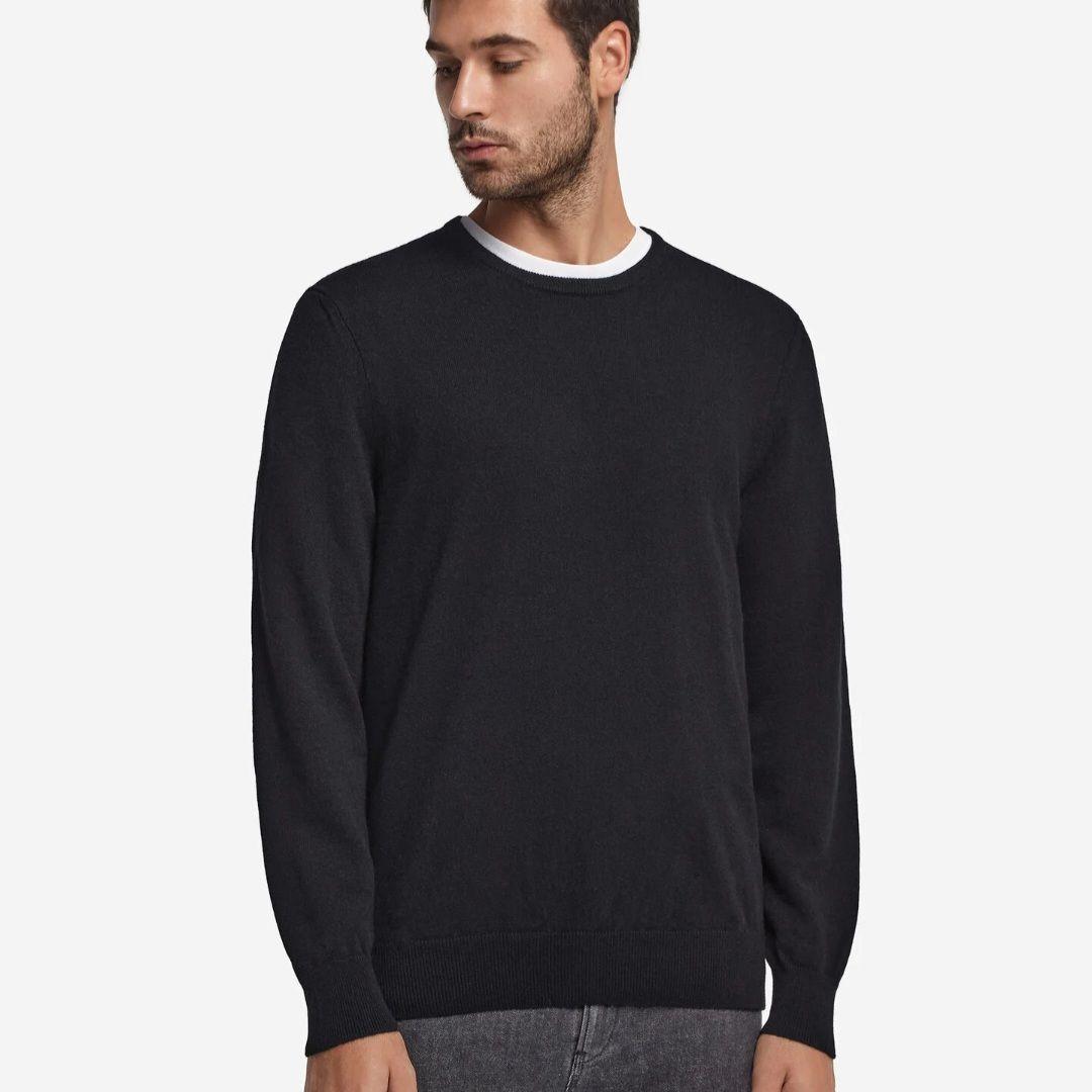 新品】FALCONERI ファルコネリ カシミヤ ニット50 黒 BR干場義雅